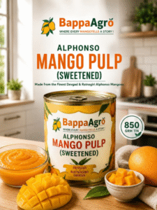 Alphonso Mango Pulp – 850 grms